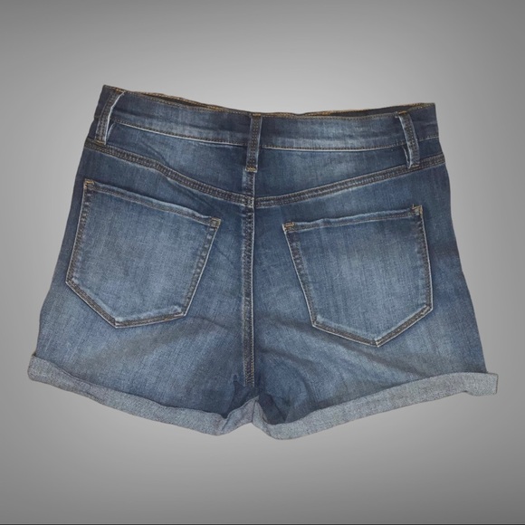 Mudd Distressed Jean Shorts - Picture 2 of 6